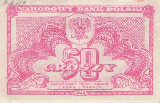 50 Groszy Polen 1944 p104